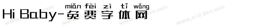 Hi Baby字体转换